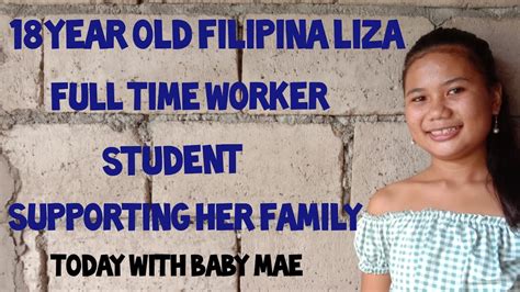 Meet Beautiful 18 Year Old Filipina Liza, Full time Student.